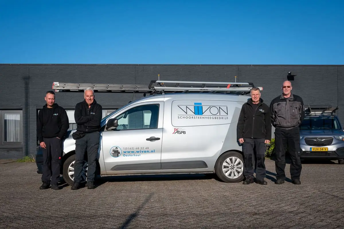 Schoorsteenveger in Dongen
